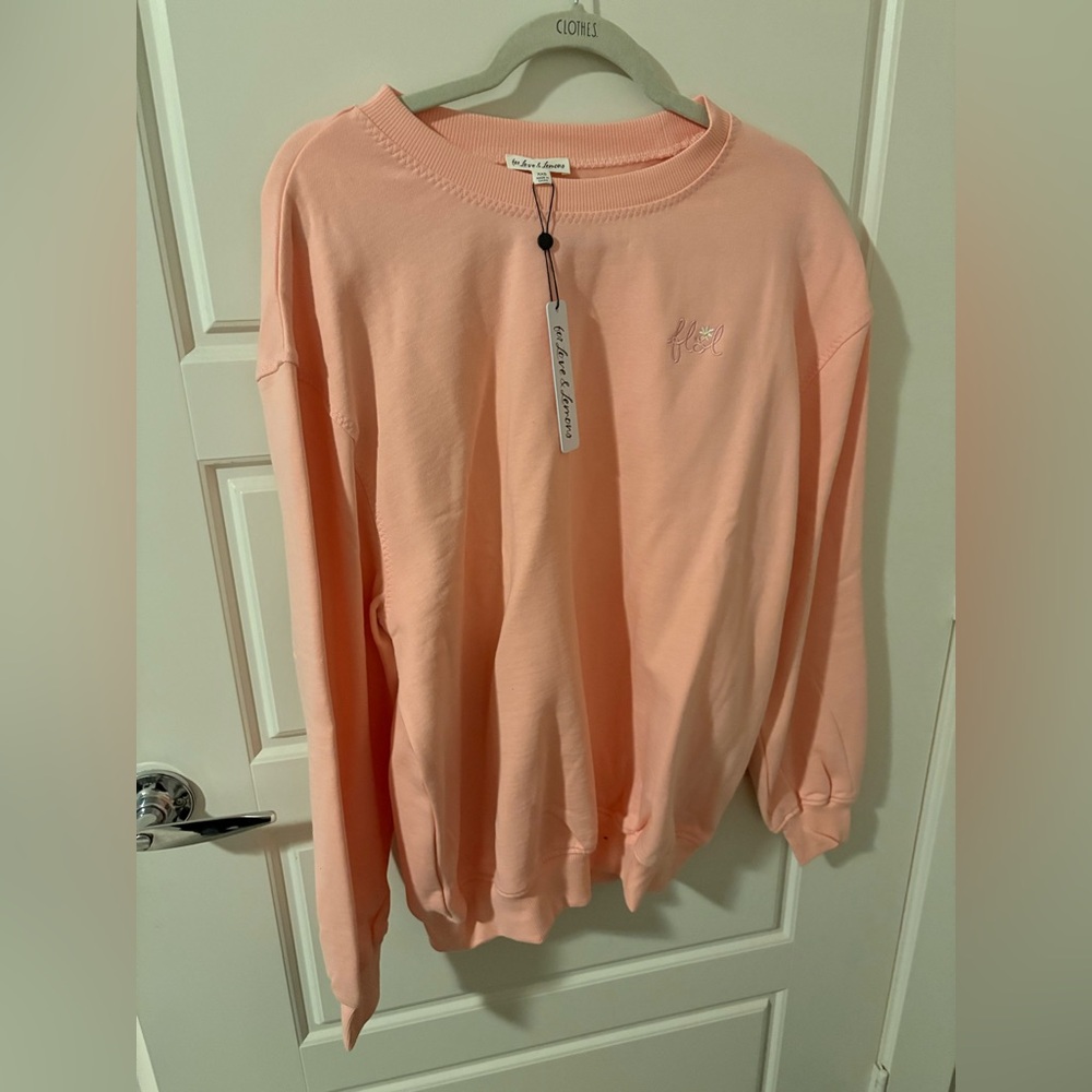 For Love And Lemon Oversized Crewneck